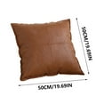 thumbnail image 3 of Leather Multi-Function Pillow Storage Bag,Deformable Home Organizer,Lazy Sofa Decoration,Small Apartment Storage Solution,Black Tech Household Gadget, 3 of 6