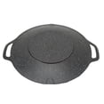 thumbnail image 3 of Grill Pan With Non Stick 6 Layer Coating Round BBQ Griddle For Indoor Outdoor Cooking, 3 of 8