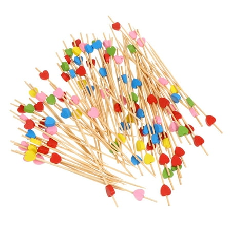 

Cocktail Pick 200Pcs Cocktail Picks Fruit Sticks Appetizer Picks Drink Picks (Random Color)