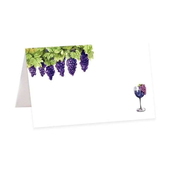 Koyal Wholesale Grapes Vineyard Winery Wedding Table Tent Place Cards 56 Count