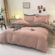 thumbnail image 1 of Bedding Set 4 Piece | Soft Washed Polyester Comforter Set | Reversible Modern Style | Gray Orange Blue Pink | Breathable Durable Easy Care | Fits 70.86"x86.61" to 90.55"x90.55" Beds | 1235g, 1 of 6