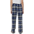 thumbnail image 4 of KISSMODA Boys Casual Plaid Pants Loose Elastic Waist Long Trousers with Pockets, 4 of 4