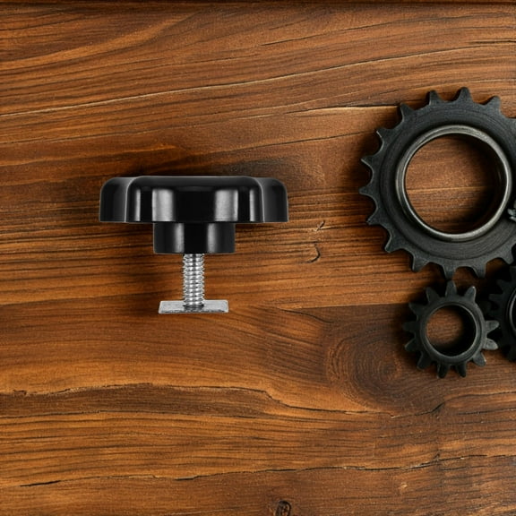 Raindrops Durable Rv Awning Knob Black PP Material for Outdoor Use