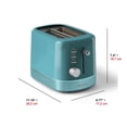 thumbnail image 3 of Starfrit Grille-Pain 2 Tranches, 2 Fentes Extra Larges, 7 Réglages de Brunissement, Fonctions Décongeler, Réchauffer & Annuler, 750W, Bleu Sarcelle, 3 of 5
