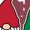HEATHER MAROON, variant on Instant Message - Naughty And I Gnome It - Women's Lightweight French Terry Long Sleeve Shirt