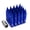 Blue, variant on J2 Engineering LN-T7-016-15-GD J2 Engineering 7075 -T6 Forged Aluminum M12X1.5 20Pcs 107mm Height Spiky Cap Lug Nut Set w / Socket Adapter (Gold)