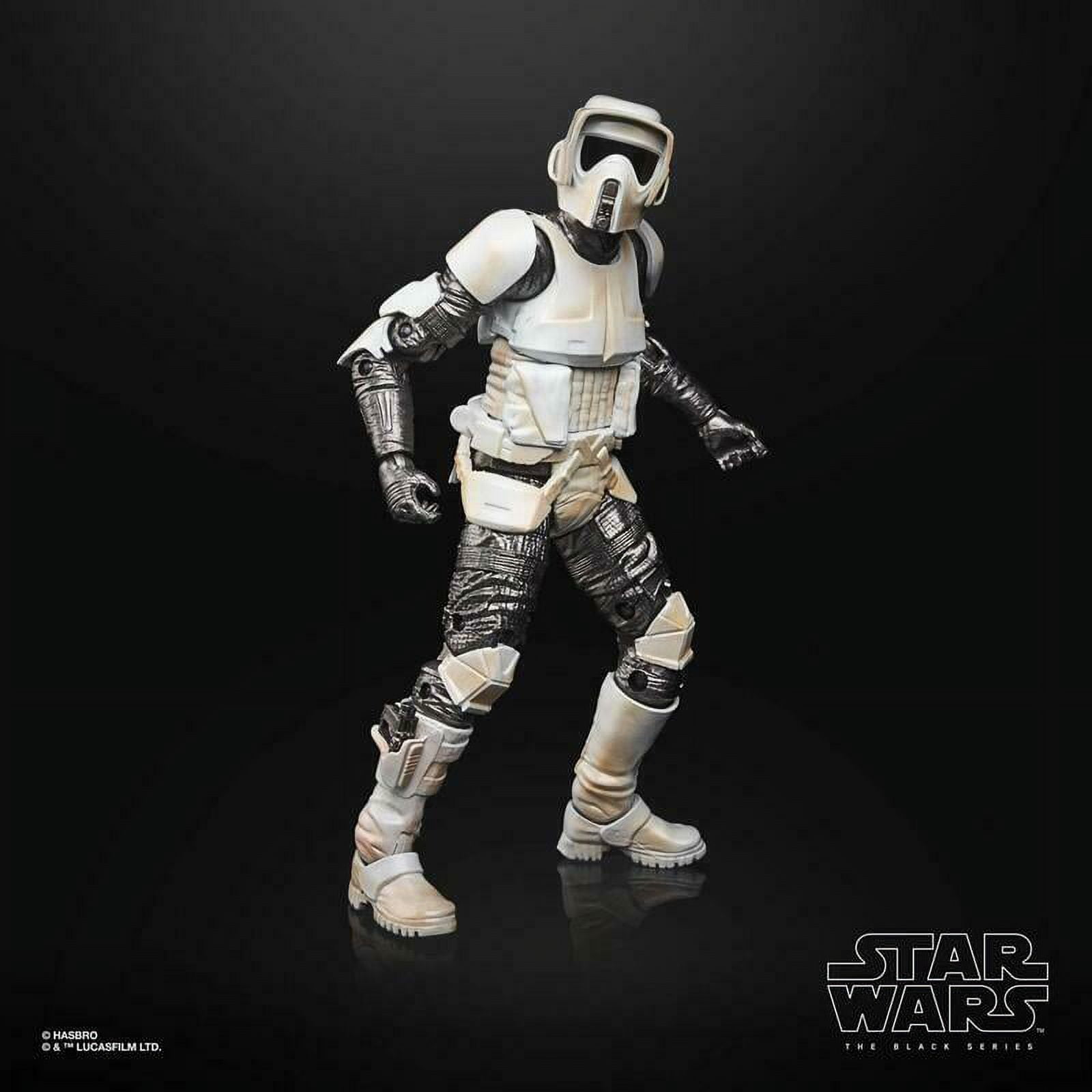 Star Wars Scout Trooper Carbonized Mandalorian Black Series 6 inch