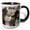 Black/White, variant on 3drose, Actors Dressed as Demons at Krampuslauf, Munich, Germany, 11oz Mug