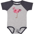 thumbnail image 3 of Inktastic Pink Flamingo Boys or Girls Baby Bodysuit, 3 of 5