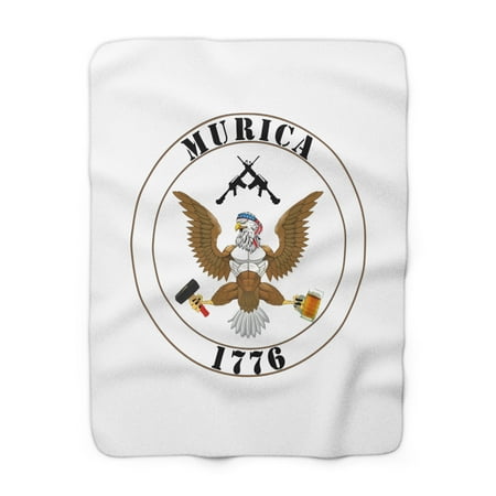 1776 Murica Sherpa Fleece Blanket 1776 Murica Sherpa Fleece Blanket