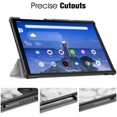 thumbnail image 3 of Fintie SlimShell Case for Lenovo Tab M10 FHD Plus TB-X606F / TB-X606X 10.3" Lightweight Stand Cover with Auto Sleep/Wake ,Marble White, 3 of 6