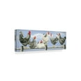 thumbnail image 2 of Trademark Fine Art 'Black And White Hens' Canvas Art by Janet Pidoux, 2 of 3