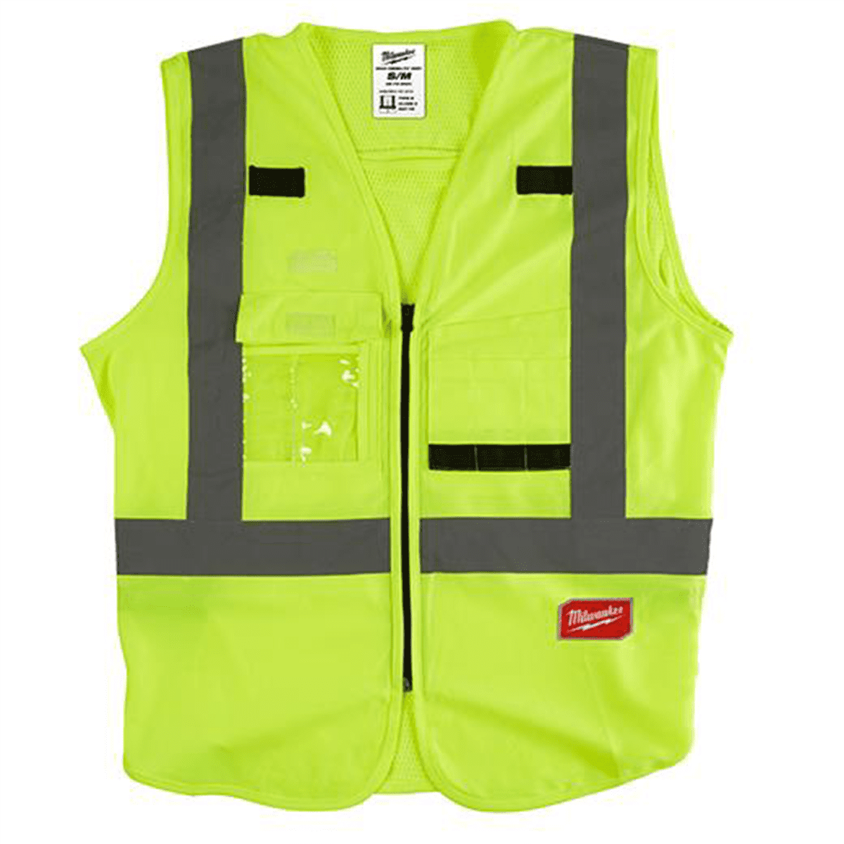 Milwaukee Tool Hi Vis Yellow Safety Vest - L/XL