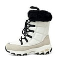 thumbnail image 4 of Winter Fashion Plus Size Warm Snow Boots for Women Cotton Thick Cotton Thick-soled Sponge Cake Middle Tube Snow, 4 of 9