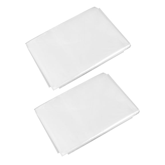 TITINICE 2-Pack Heavy Duty Clear Plastic Mattress Covers for and Easy Mattress