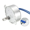 thumbnail image 4 of Uxcell 0.78 inch 100 VAC 2024RPM 5060 Hz 4W CCW  Synchronous Motor Steel Silver Tone 1pack, 4 of 5