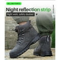 thumbnail image 3 of SKIUHS Men's Safety Steel Toe Work Boots – Breathable, Ankle Support, Industrial Construction Boots, 3 of 8
