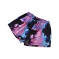 thumbnail image 4 of Little Girls Summer Clothes Tie-Dye Print Round Collar Short Sleeve Pullover Top+Elastic Waist Shorts 2Pcs Set Outfits, 4 of 9