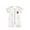 White E, variant on THDHVS Newborn Girl Casual Outfits,Summer Onesies for Newborn ,Newborn Baby Cute Print Cotton Thin Pajamas Air-conditioned Clothing Outdoor Kid's Clothing White 6-9 Months
