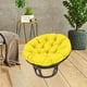 thumbnail image 3 of Cojín para silla colgante DYNWAVEMX almohada de 50cm tipo huevo amarillo, 3 of 8