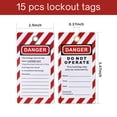 thumbnail image 2 of Kit de etiquetado Lockout TAEGIQI S01 con candados, cerrojos y etiquetas, 2 of 7