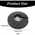 thumbnail image 3 of 10 Piece Single Radiator Rosettes Radiator Rosette Radiator Pipe Cover Radiator Pipe Clamps Wall Hole Cover Floor for Water Heating Pipe 16mm, 3 of 5