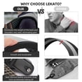 thumbnail image 4 of Correas de guitarra LEKATO para guitarra eléctrica y bajo de 3,5 cm de ancho, color gris, 4 of 9