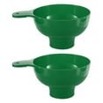 thumbnail image 1 of Unique Bargains 2 Pack Canning Funnel, Plastic Kitchen Funnel, Green, 1 of 7