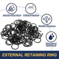 thumbnail image 3 of Uxcell Internal Retaining Rings, C-Clip Snap Ring Internal Retaining Circlip Snap for Automotive Grooved Shafts Stud 20 mm, 3 of 7