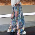 thumbnail image 6 of TIREOW Boys Colorful Graffiti Baggy Denim Pants Elastic Waist Straight Wide Leg Denim Trousers Trendy Casual Loose Fit Jeans, 6 of 8