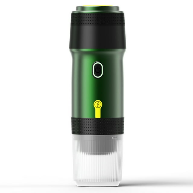 Portable Coffee Machine for Car Home Travel 3 in 1 Cordless Electric Coffee Maker Work With Capsule and Ground Coffee 15Bar Mini Cold Brew and Heating Coffee Maker with 150ml Cup USB Cable