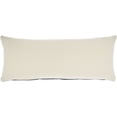 thumbnail image 2 of Mina Victory Life Styles Solid Velvet 12" x 30" Navy Indoor Throw Pillow, 2 of 6