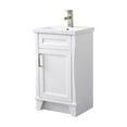 thumbnail image 2 of 20 in. Single Sink Vanity in White Finish with White Ceramic Sink Top, 2 of 6