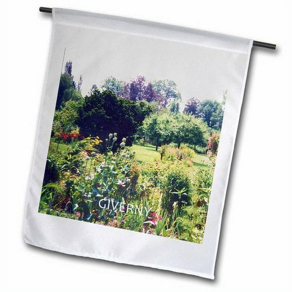 3dRose, Garden At Monet s, 18 x 27 inch Garden Flag
