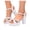 White, variant on Platform Heels for Women Chunky High Heel Sandals with Ankle Strap Open Toe Dress Shoes for Work Party Evening Wedding White Size 7