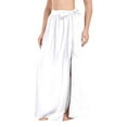 thumbnail image 2 of Women Sarong Wraps White Swimsuit Beach Pareo Bikini Coverups Skirt L, 2 of 7