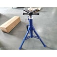 thumbnail image 4 of RONSHIN Heavy Duty Steel V-Head Pipe Jack Stand, 2500LB Capacity, Folding Legs, 28"-52" Adjustable Height, 4 of 6