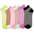 thumbnail image 2 of NevEND 12 Pairs Women Novelty Ankle Socks Colorful Comfort Soft Lightweight Sports Athletic Cotton Socks Size 5-10, 2 of 3