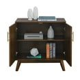 thumbnail image 3 of SideboardCabinet, ModernCabinet With 2 Door Adjustable Shelves, Storage Cabinet WithWood Legs Metal Handles For Entryway, 3 of 9