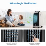 Portable Evaporative Air Cooler with 3 Wind Modes and Timer for Home Office