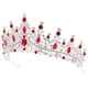 thumbnail image 3 of Tiaras de diamantes de imitación para mujer, corona de reina de cumpleaños para mujer, tiaras de princesa, Halloween, boda, fiesta de Navidad, 3 of 8
