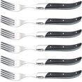 thumbnail image 1 of by FlyingColors Dinner Forks Set Stainless Steel, Black Wood Handle, Wooden Gift Box, 6 Pieces, 1 of 6