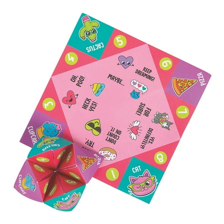 Valentine Fortune Teller - Toys - 48 Pieces