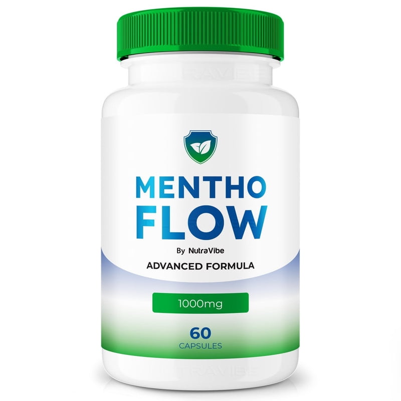 Mentho Flow - Official MenthoFlow Pills For Prostate Heath, All Natural Formula To Support Control, Energy & Overall Well-Being, Review (60 Capsules)