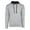 Hther Gray/Black, variant on Next Level Apparel Men's Mens Midweight Soft French Terry Hoody