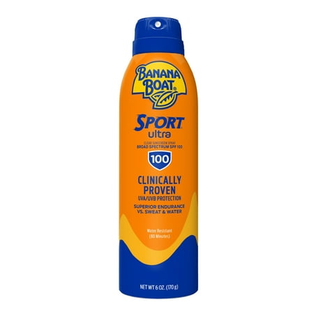 UPC 079656050806 product image for Banana Boat Sport Ultra 100 SPF Sunscreen Spray  6 Oz  Water Resistant (80 Minut | upcitemdb.com