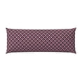 thumbnail image 2 of Lsque Red Blue Checked Body Pillow Case Cover,Ultra-Soft Microfiber Bed Pillow Cases 20x54 inches,Elegant Bedding,Breathable Durable Pillow Cover with Envelope Closure, 2 of 8