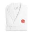 thumbnail image 2 of Authentic Hotel and Spa  Red Snowflake Terry Cloth Turkish Cotton Bath Robe L/XL, 2 of 2