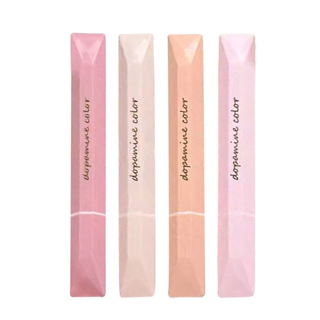 Under 10$ Oimcto Sunset Highlighter (4 Pens Per Box),Colorful Highlighters Assorted Colors Highlighters Multi Color Highlighters Style 4 Colors Available Color Marker Pen Set 5Ml
