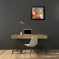 thumbnail image 4 of Grayscale 20x20 Black Modern Framed Museum Art Print Titled - Bright Circles X, 4 of 5